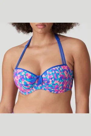 PrimaDonna Karpen Voorgevormde Balconette Bikinitop 4010616 Electric Blue - maat EU 80B / FR 95B