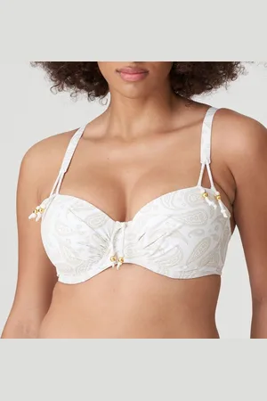 PrimaDonna Sidari Voorgevormde Bikini Top 4010216 White Yacht - maat EU 80D / FR 95D