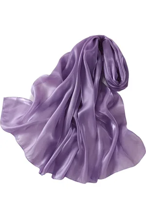 Merkloos Dames sjaal - Dames sjaal - 200*70 cm - Zacht en huidvriendelijk - Glanzende zijden sjaal - - Sjaalsjaal lang satijn - Neksjaal - Modieuze sjaal - Geschikt als cadeau