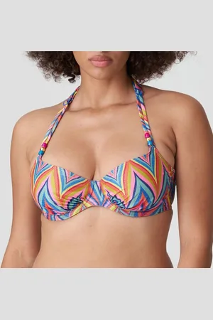 PrimaDonna Kea Bikini Top met Beugel 4010810 Rainbow Paradise - maat EU 80C / FR 95C