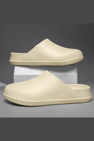 Merkloos Originele Heren Klompen Slippers - Comfortabele Mules Sandalen voor Zomer, EVA Waterdicht en Antislip - Werk- en Vis Schoenen voor Buiten (Maat 44-45)
