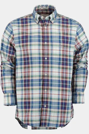GANT Casual hemd lange mouw Poplin Tartan Check Shirt 3240165/638