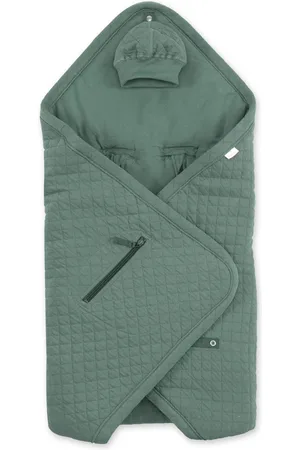 Bemini Voetenzak - Biside 0-12m - Pady quilted + jersey - Green