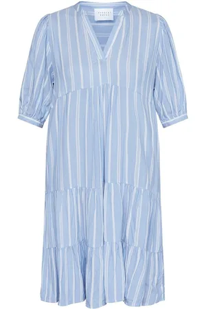 SisterS point Blouse Ibon Dr6 18503 L Blue/cream Dames Maat - S
