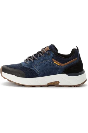 Camel Active Sneakers van nubuckleer en textiel - Maat menswear-43