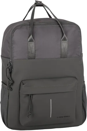 NEW REBELS Bruce Chicago Antraciet 17L Rugzak Waterafstotend Laptop 14