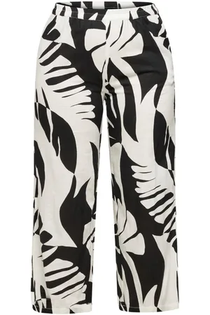 Merkloos Ciso lange broek zwart wit maat 50