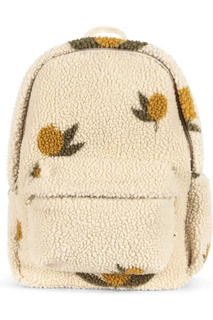 Konges Sløjd Konges Sløjd Jody Teddy Rugzak/Boekentas - 34x10x26cm - Mon Grand Citron Sage