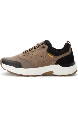 Camel Active Sneakers van nubuckleer en textiel - Maat menswear-42