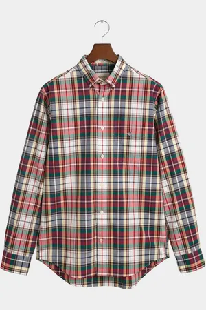 GANT Casual hemd lange mouw Poplin Tartan Check Shirt 3240165/630