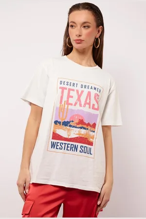 Fluresk T-shirt Kendrick T Shirt 25zqf13 011 Off White Dames Maat - 44