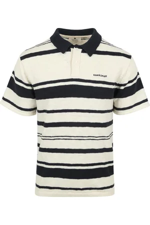 Anerkjendt Sofus T-shirt Donkerblauw Gestreept - Maat L - Heren