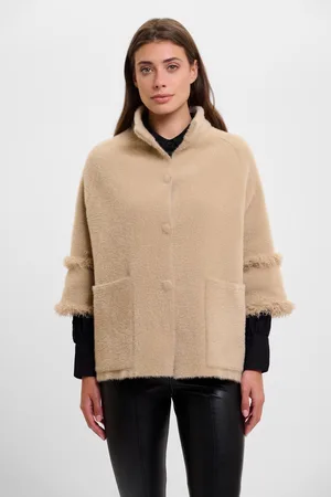 Rino & Pelle Rino&Pelle Sabe cape zandkleur