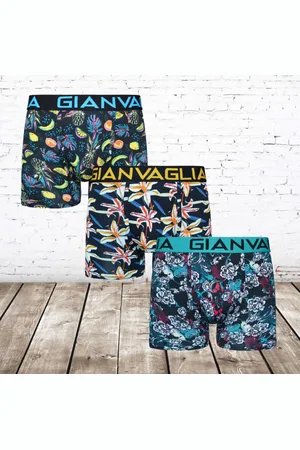 Gianvaglia Boxershorts heren katoen 5054 3-pak - XL