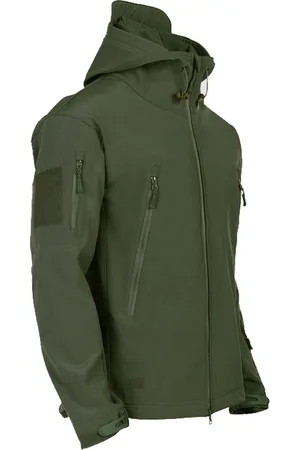 Merkloos Soft Shell Tactical Army Jack - Heren Outdoor Jas - - XL