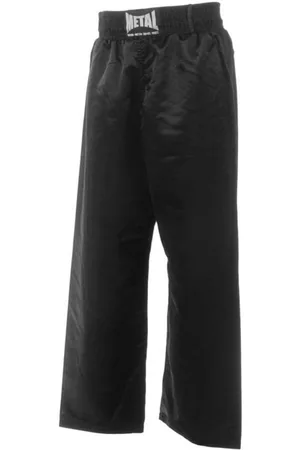 Merkloos Kickboksen Broek 130 cm - Zwart - Ideaal voor Full Contact Training