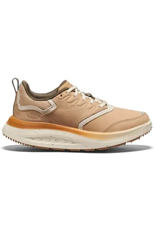 Keen WK400 Leather Dames Wandelschoenen Safari/Birch - Maat 40