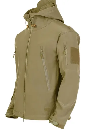 Merkloos Soft Shell Tactical Army Jack - Heren Outdoor Jas - - L