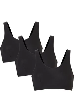 Cotonella Dames Bralette Bi-elastisch Katoen 3-Pack - Maat L