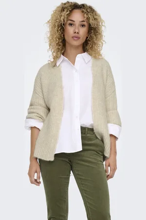 ONLY ONLMAGGIE LIFE LS RIB OPEN CARDI CC KNT - Dames - Cardigans