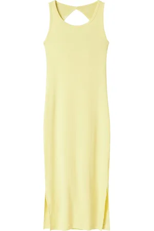 NAME IT Kids meisjes jurk JALGOS Lemon Meringue Tight Fit