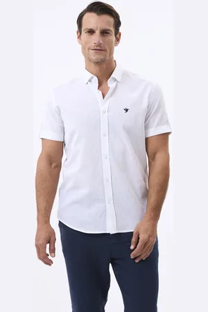 Felix Hardy Linnen Katoen Blend Shirt - Overhemd Heren - L