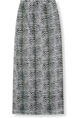 Refined Department Rok Knitted Zebra Skirt Jasmijn R2505251694 950 Zebra Dames Maat - L