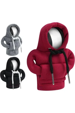 Merkloos Versnellingspook-hoodie - 3 stuks - Decoratie Schakelpook - Auto-interieurbescherming auto accessoires