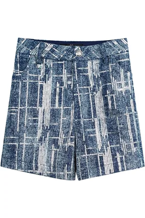 Merkloos Short denim pailletten - hotpants - herfst/winter - dames - - maat M
