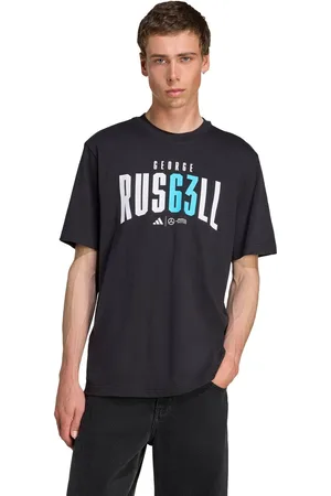 adidas Performance Mercedes - AMG Petronas Formula One Team George Russell T-shirt - Heren - - 4XL