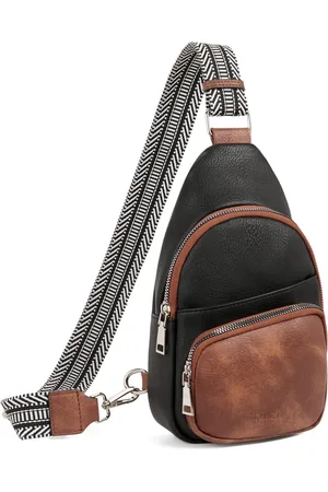 Merkloos Borstzak voor dames, crossbody tas, sling bag, voor dames en heren, kleine schoudertas, sport