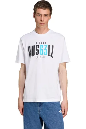 adidas Performance Mercedes - AMG Petronas Formula One Team George Russell T-shirt - Heren - - 4XL