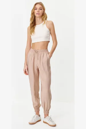 Trendyol Grijze Geweven Joggingbroek Twoss20Pl0129
