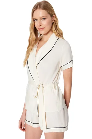 Trendyol Zwangerschaps Pyjamaset Met Riem En Biesdetail En Viscose Shorts Thmss23Pt00203