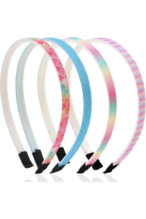 Merkloos Meerkleurige glinsterende haaraccessoires set van 4 - schattig en antislip