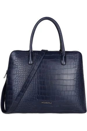 Wimona Luisa 5004 Schoudertas / Laptoptas - 15 inch - Donkerblauw
