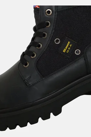 Blauer Schnürstiefel BUXTON Stiefelette
