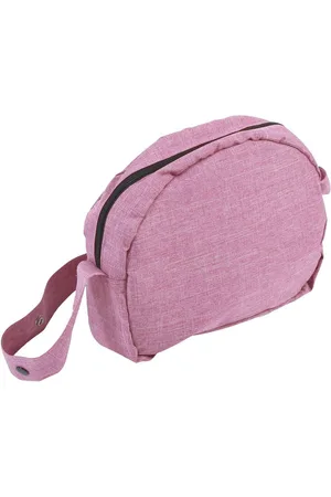 Merkloos Luiertas voor poppen met Aankleedmat - Praktische Poppenaccessoires in Jeans Roze