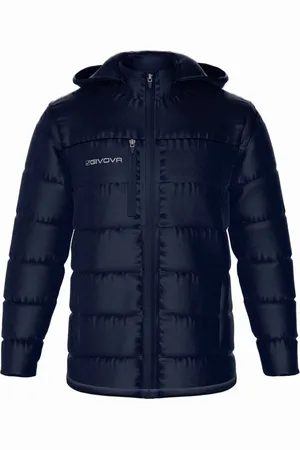 Givova Prime unisex blue winter jacket, xl
