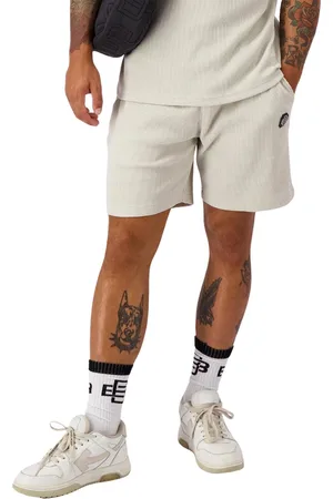 Black Bananas MONOGRAM WAFFLE SHORTS