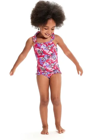 Speedo LTS Printed Frill Thinstrap Infants Swimsuit
