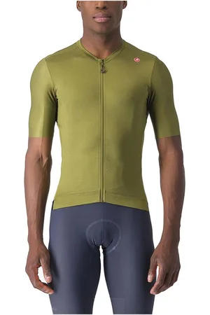 Castelli Espresso Korte Mouw Wielertrui Groen M Man