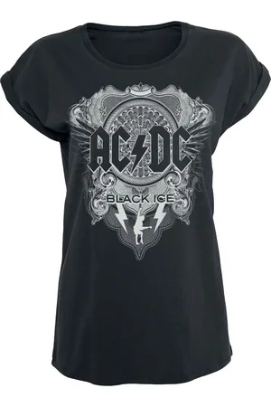 AC/DC Black Ice T-shirt M Katoen Dames - Band merch, Bands