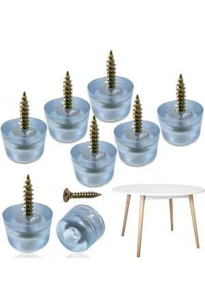 Merkloos Antislip rubberen voetjes - set van 8 stuks. Perfect voor audiostoelen.
