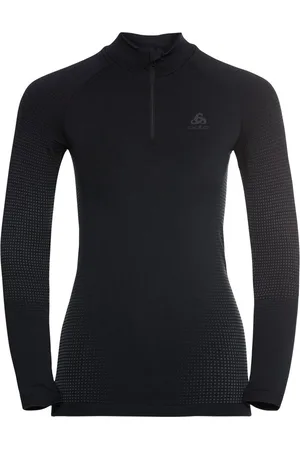 Odlo Shirt Lange Mouwen Halve Rits Performance Warm ECO - Maat L