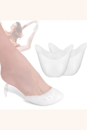 Merkloos Siliconen teenbescherming voor ballerina