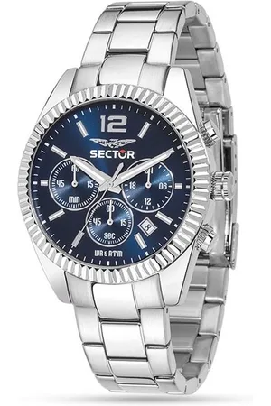 Sector 240 - R3273676004 - horloge - chronograaf - zilverkleurig - 43mm