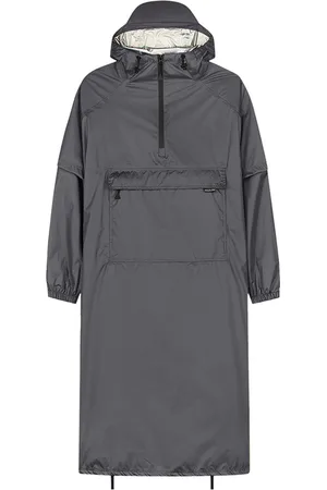 Maium Regenjas - Regenponcho Unisex Poncho Rock Grey - Maat