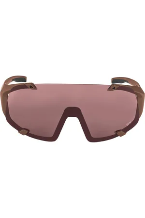 Alpina Hawkeye Q-Lite - Brick matt-black red mirror - Maat Unisex_OneSize