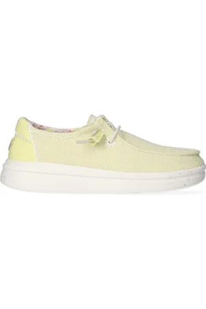 Hey dude Wendy Rise Stretch Dames Instappers Lemon - Maat 39
